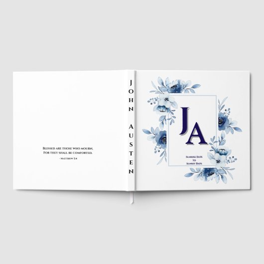 Funeral Guest Book ゲストブック (全面)
