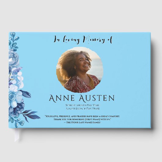 Funeral Guest Book ゲストブック (正面)