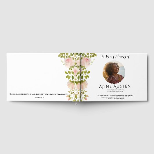 Funeral Guest Book ゲストブック (全面)