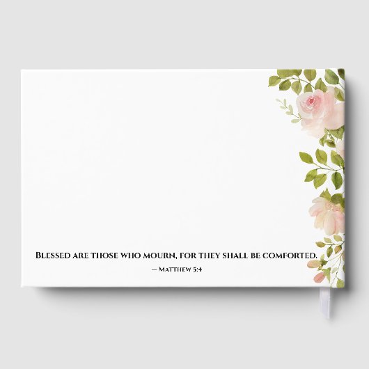 Funeral Guest Book ゲストブック (裏面)