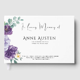 Funeral Guest Book - Editable  ゲストブック