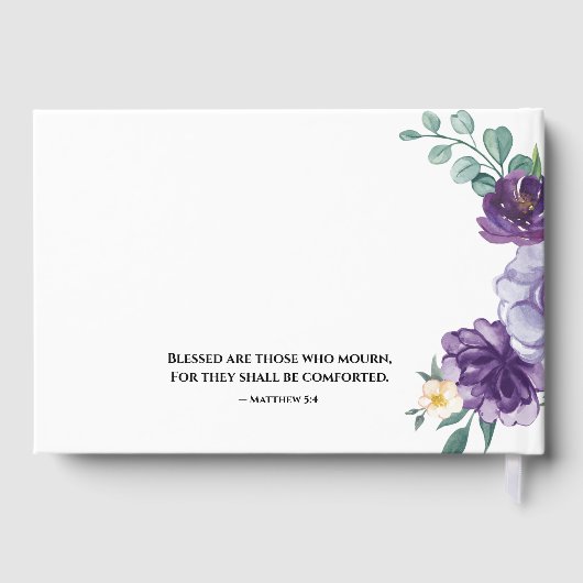 Funeral Guest Book - Editable ゲストブック (裏面)