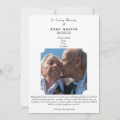 Funeral Invitation  セーブザデート (裏面)