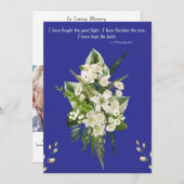 Funeral Invitation  セーブザデート (正面/裏面)