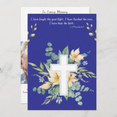 Funeral Invitation  セーブザデート (正面/裏面)