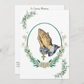 Funeral Invitation  セーブザデート (正面/裏面)