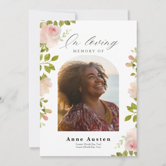 Funeral Invitation  セーブザデート (正面)