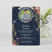 Funeral Invitation Template Elegant Memorial 招待状 (スタンド正面)