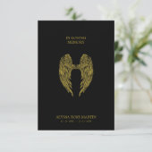 Funeral Memorial Angel Wings Dear One Passed Away (スタンド正面)