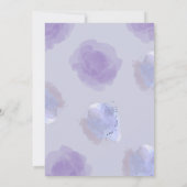 Funeral Memorial Design Template – Angel Wings  招待状 (裏面)