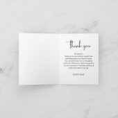 Funeral Memorial Folded Photo サンキューカード (内部)