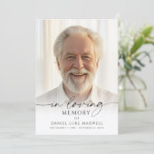 Funeral Memorial Photo In Loving Memory プログラム (スタンド正面)