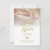 Funeral Memorial Photo Litlle Angel Wings Dear One (正面)