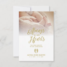 Funeral Memorial Photo Litlle Angel Wings Dear One