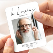 Funeral Memory Photo for Grandpa Sympathy Keepsake マグネット