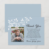 Funeral Note Thank you Bereavement leaves photo サンキューカード (正面/裏面)