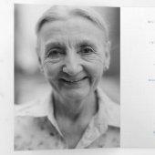 Funeral Obituary Order of Service hummingbird 三つ折りプログラム (内部最初)