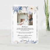 Funeral Order of Service | Floral Memorial Program カード (裏面)