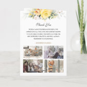 Funeral Order of Service Greenery Memorial Program プログラム (裏面)