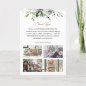 Funeral Order of Service Greenery Memorial Program プログラム (裏面)