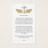 Funeral Photo Prayer for Pilot Modern Aviation (裏面)