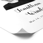 Funeral Photo Sign, Celebration Of Life Sign ポスター (角)