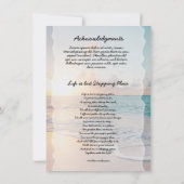 Funeral Prayer Card (裏面)