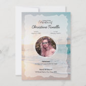 Funeral Prayer Card (正面)