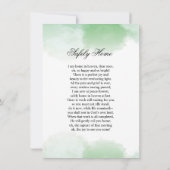 Funeral Prayer Card Template (裏面)