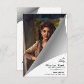 Funeral Prayer Card Template (正面/裏面)