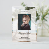 Funeral Prayer Card Template (スタンド正面)