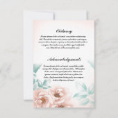 Funeral Prayer Card Template (裏面)