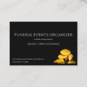 Funeral services autumn leaves 名刺 (正面)