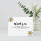 Funeral Sympathy Thank you Card ポストカード (スタンド正面)