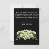 Funeral Thank You Card – With Gratitude サンキューカード (正面)