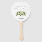 Funeral Thank You Fan – With Gratitude ハンドファン (正面)