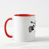 Fünf Kääze Tasse mit farbigem Rand マグカップ (左)