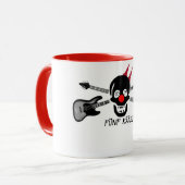 Fünf Kääze Tasse mit farbigem Rand マグカップ (正面左)