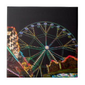Funfair Ferris Wheel at Night タイル (正面)