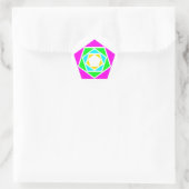 Fünfecke pentagons ラウンドシール (バッグ)