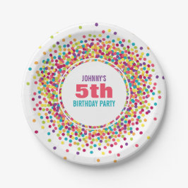 Funfettiの誕生会 ペーパープレート