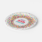 Funfettiの誕生会 ペーパープレート (アングル)