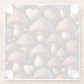 Fungi Family ガラスコースター (裏面)