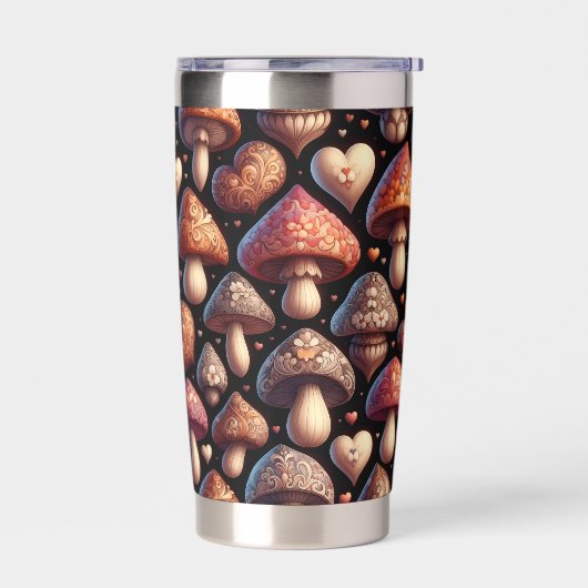 Fungi Family 保温保冷タンブラー (左面)