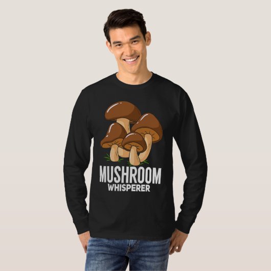 Fungi Mushroom For Hunting Mycologist Tシャツ (正面フル)