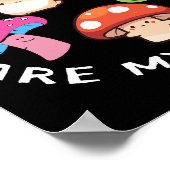 Fungisは私の菌類である – おもしろいキノコの芸術 ポスター (角)