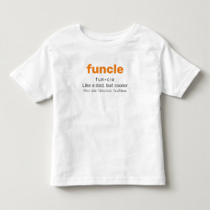 Fungle -おもしろいアンクルファミリーTシャツ トドラーTシャツ