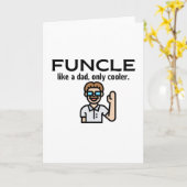 FUNGLE -パパと同じクールのみ |おじさん カード (黄色い花)