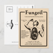 Fungoil広告 – ポストカード (正面/裏面)