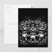 Fungus Folk • BurnsInHellによる森の生き物たち ポストカード (正面/裏面)